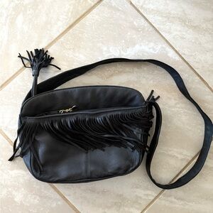 Vintage Brio! Fringe Crossbody Bag